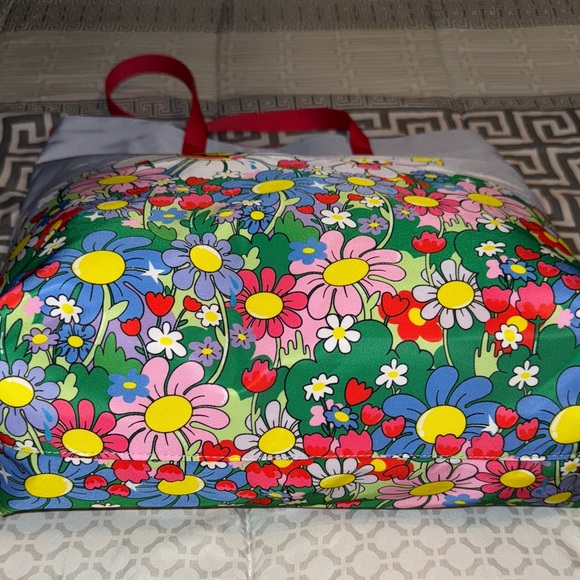Estee Lauder Hattie Stewart Tote Bag Spring Smile Flowers - Picture 6 of 7